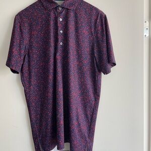 Greyson Patterned Polo - S